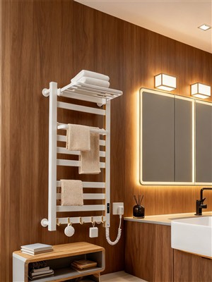 Etajè sèvyèt elektrik, chofaj sèvyèt baton, etajè sèvyèt beny, fibre kabòn ap...